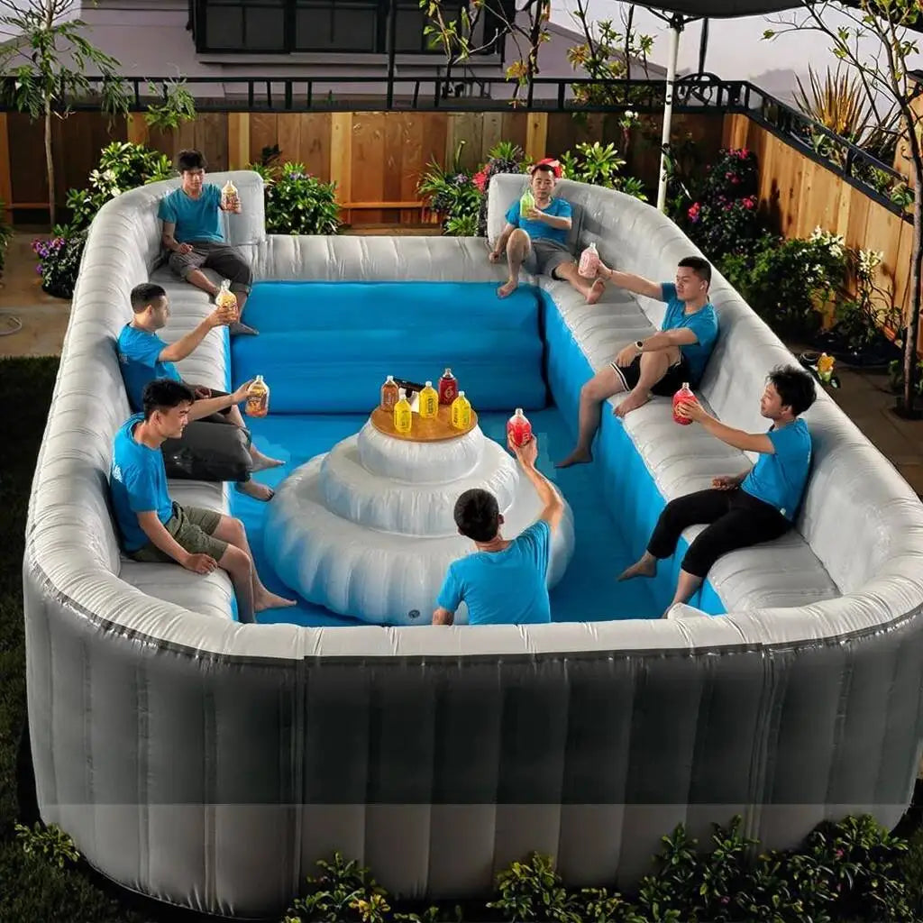 Commercial Customized Inflatable Sofa Pools Swimming With Portable Lounge for Party