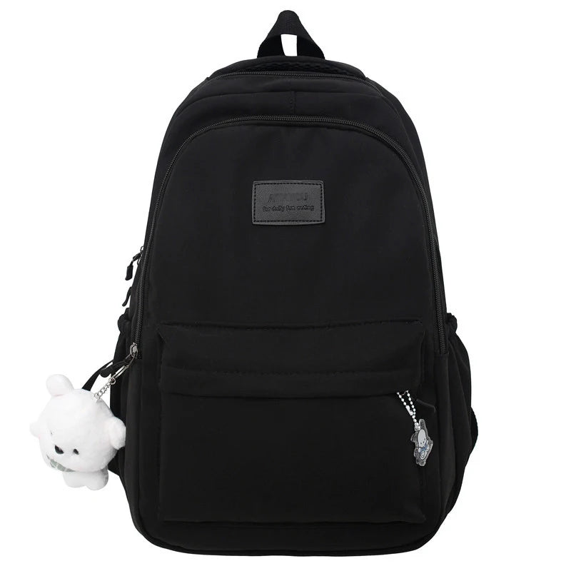 New Female Fashion Men High Capacity Waterproof College Backpack Trendy Women Laptop School Bags Cute Girl Travel Book Bag Cool