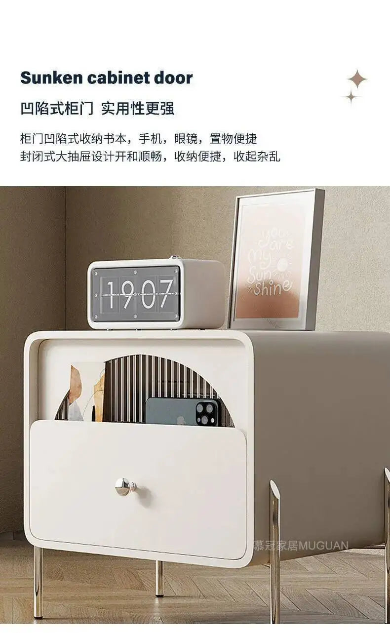 Modern Women Children Nightstands Storage Filing Design Table Nightstands Children Chevet Chambre Bedroom Furniture YN50CN