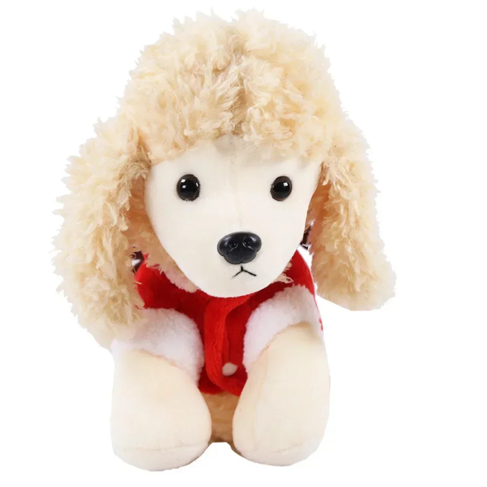 Christmas Pet Santa Costume Warm Flannel Hooded Jacket Winter Clothing For Small Dogs Cats Chihuahua Yorkshire Terrier Apparel