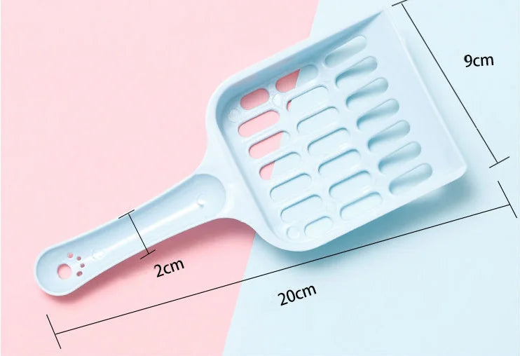 Pet Cat Excrement Cleaning Litter Basin Shovel Supplies Available In Multiple Colors Tofu Mesh Hollowed Out