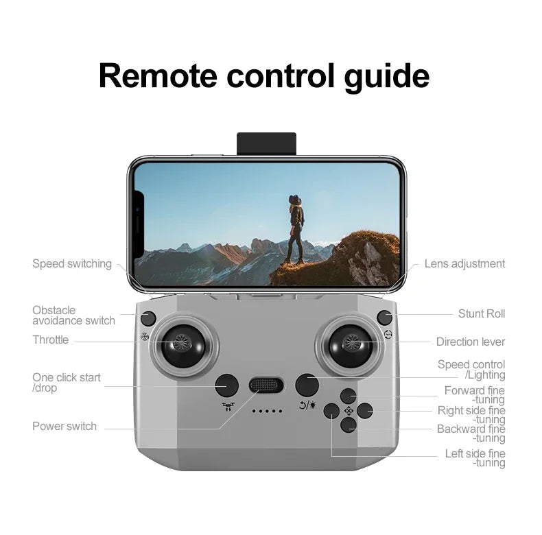 NEW Original GT3 Drone 8K WIFI GPS Professional HD Aerial Photography Remote Control Aircraft HD Dual Camera Quadcopter Toys UAV