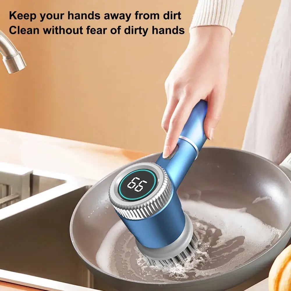 Zai Xiao Bathroom Professional Cleaning Automatic Handheld Rechargeable Electric Cleaning Brush Kitchen Dishwashing Pot Shoe Bot