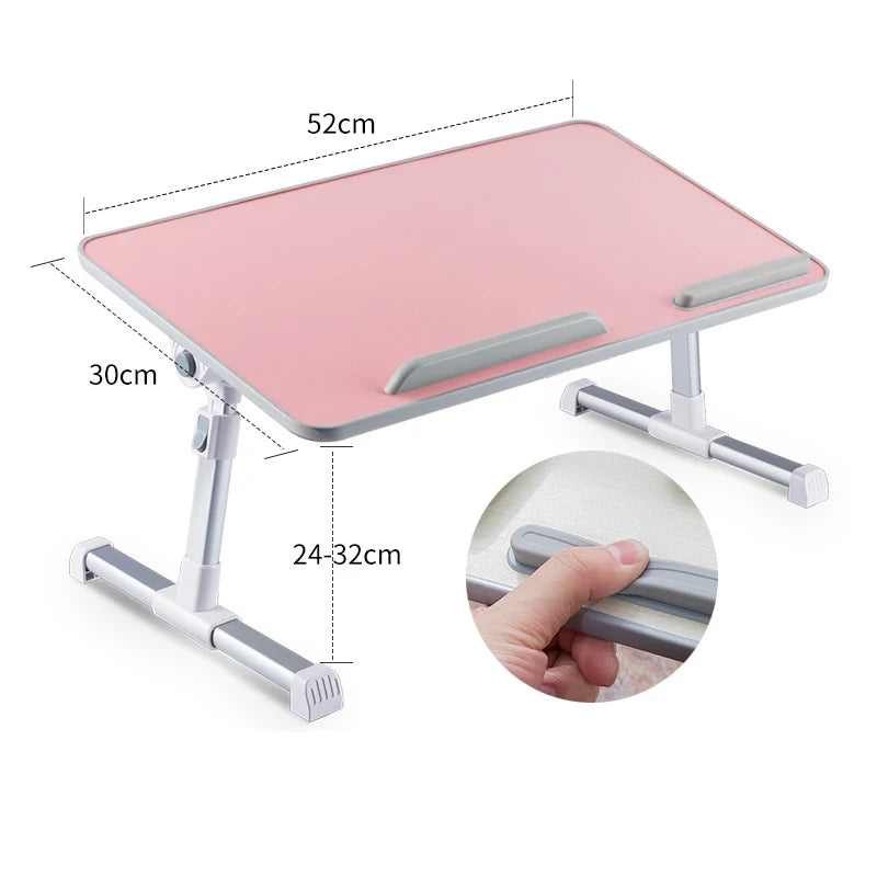 Multi-functional Laptop Desk Portable Adjustable Laptop Stand Study Table Foldable Bed Desk for Bed Sofa Tea Serving Table Stand