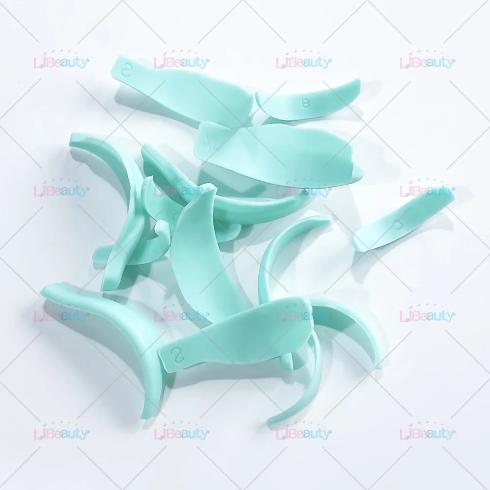 Libeauty 7 Paris Reusable Lash Lift Shield Pad Eeyelash Curling Iron Silicone Eyelashe Curler Accessories Applicator Makeup Tool