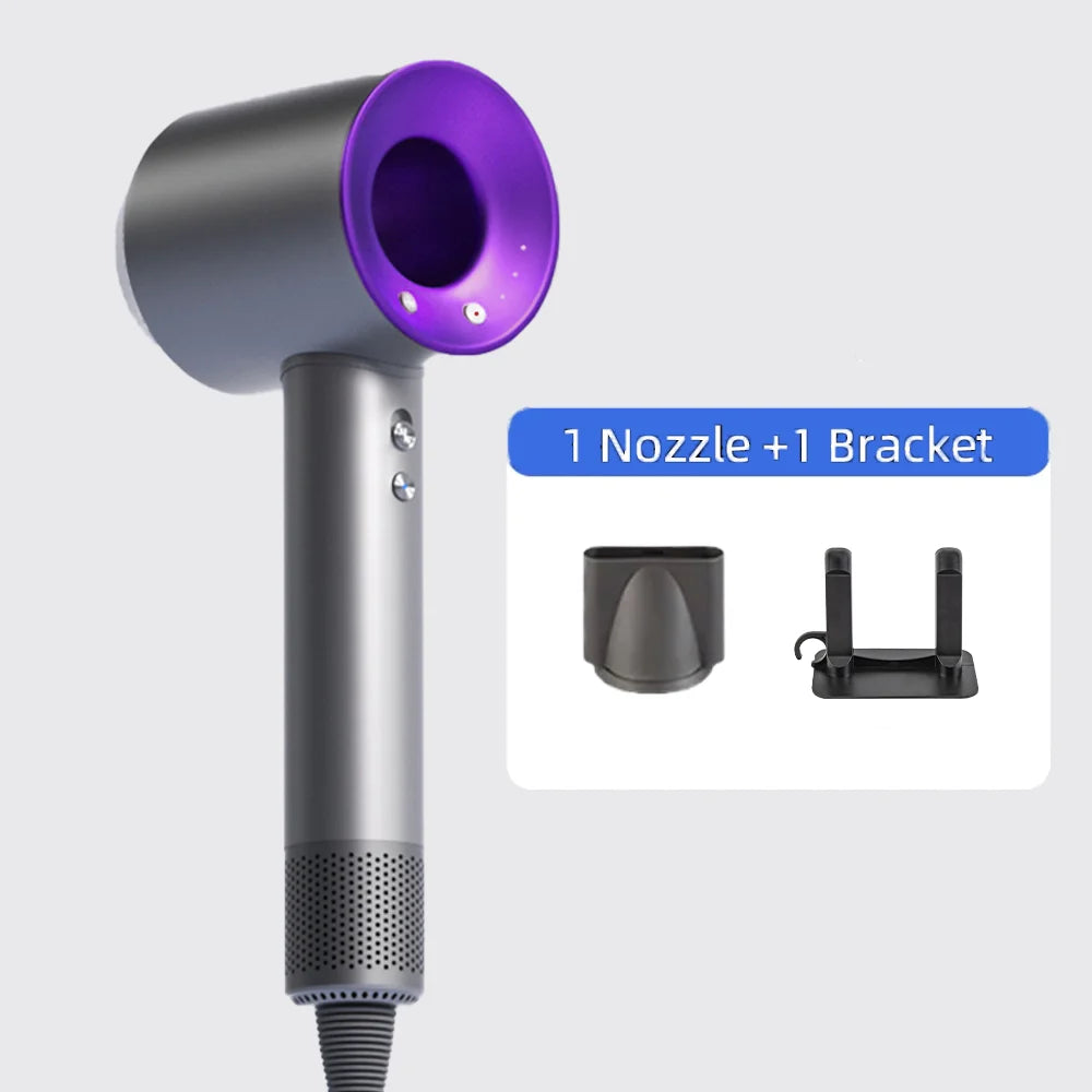 High-speed bladeless hair dryer Negative ion hair care High power, silent and quick drying, portable, suitable for home travel