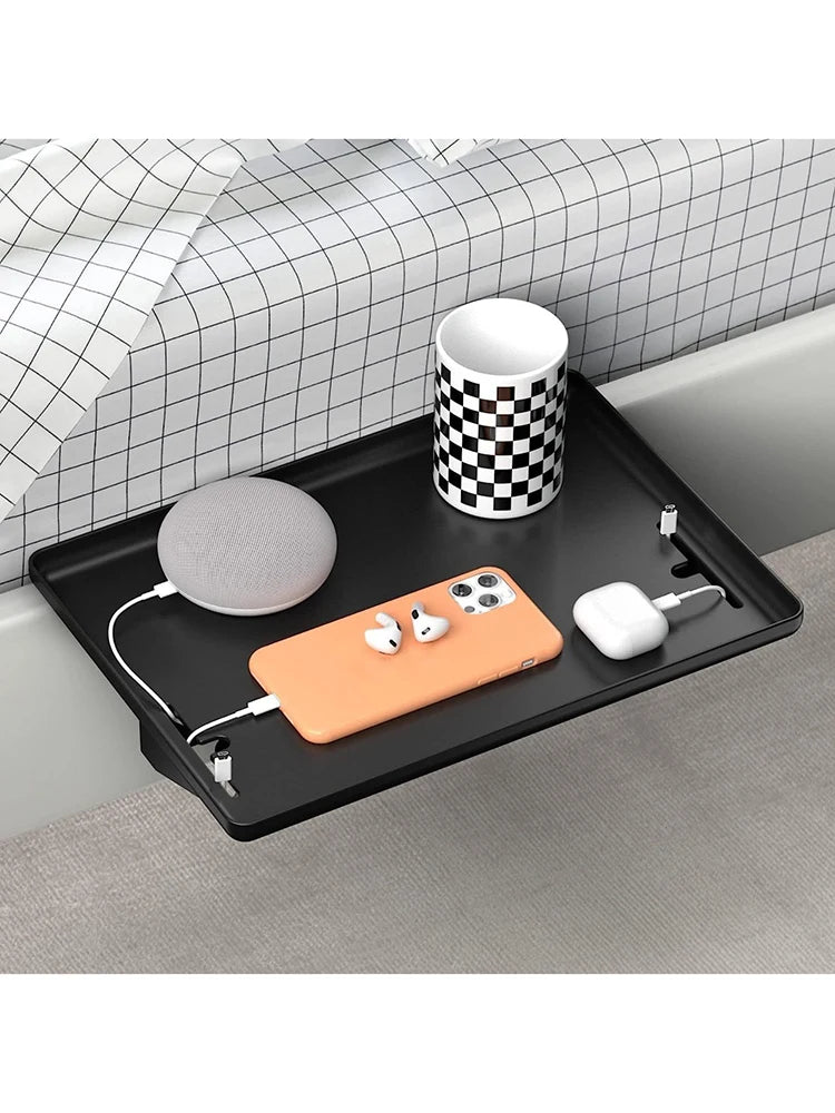 1 Bedside Shelf, Suitable For Bed, Dormitory, School, Home Storage Tray Storage Box, Bedside Table, Storage And Finishing