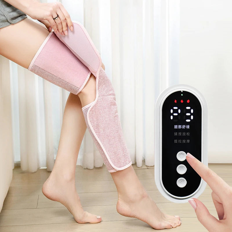 360° Leg Massage Air Pressure Calf Muscle Massager Wireless Airbag Calf Relaxation Massage Promotes Blood Circulation