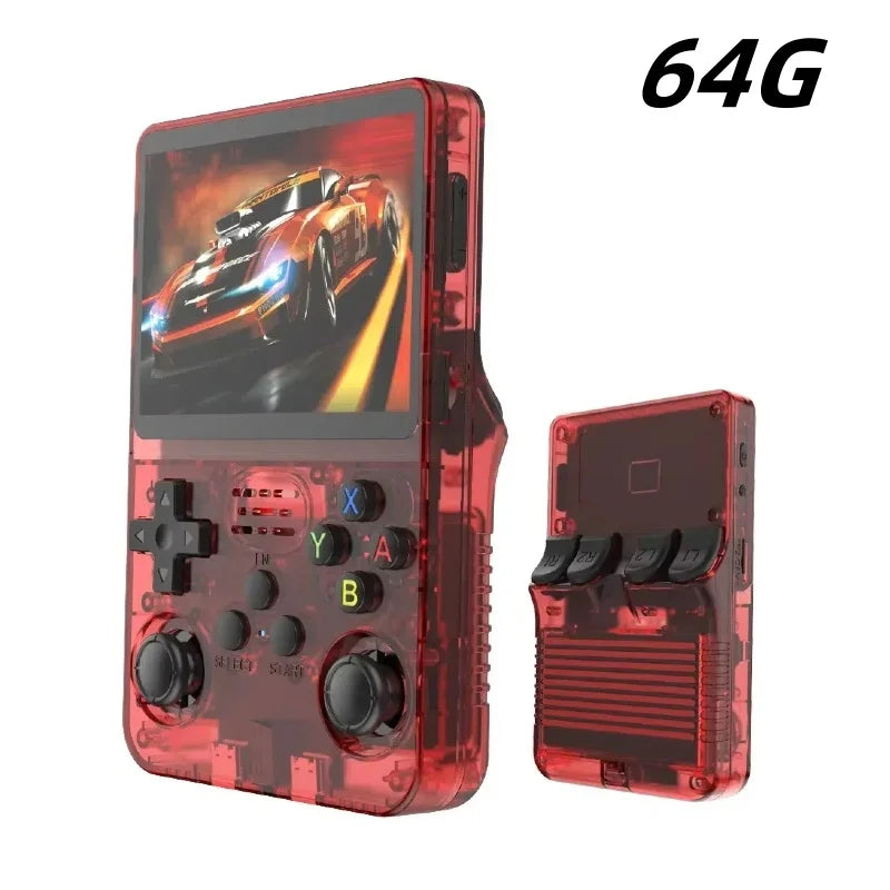 100% Original ARKOS R36S Retro Handheld Game Console 3.5'' IPS,15000+ Games,2 RAM chips, Linux Portable Pocket Player, 64G/128G