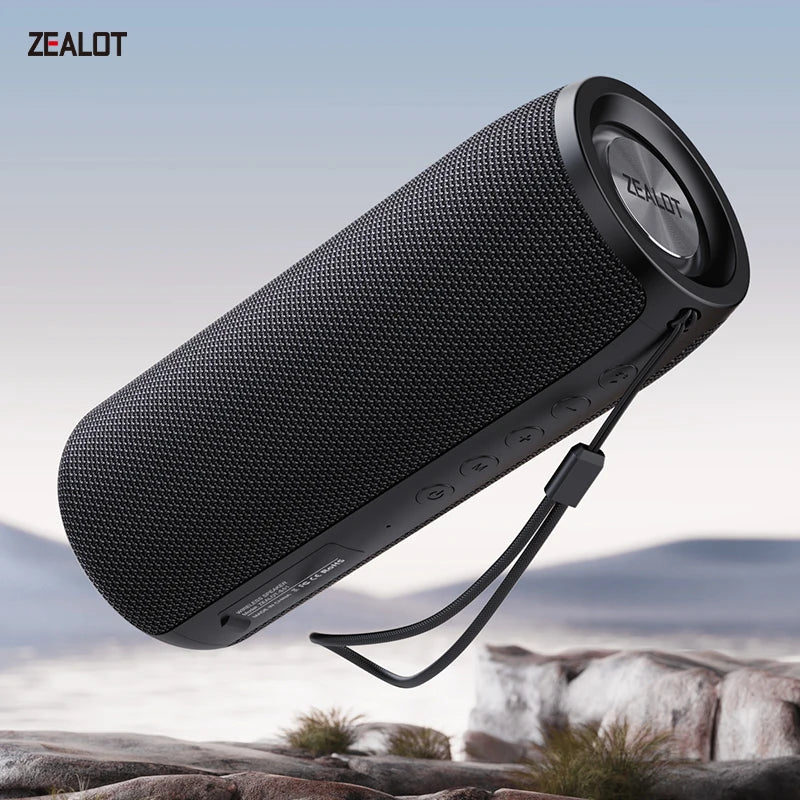 ZEALOT-S51 Powerful Bluetooth Speaker Bass Wireless Speakers Subwoofer Waterproof Sound Box Support TF, TWS, USB Flash Drive