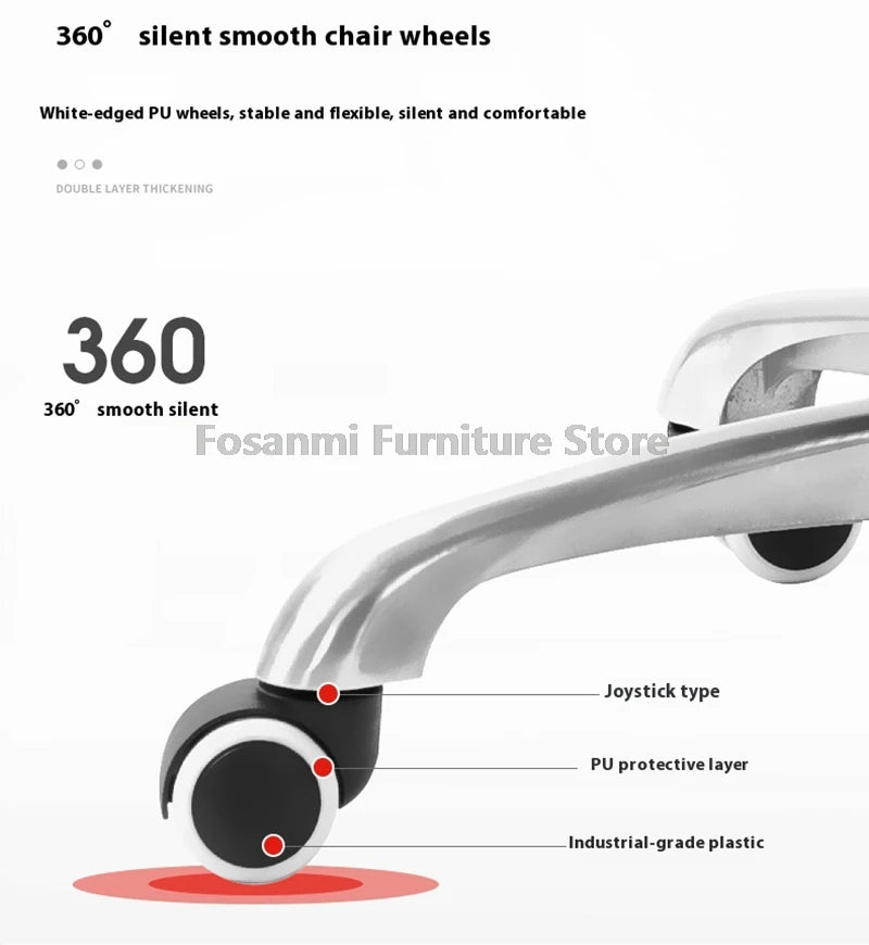 Comfy Fabric Gamer Computer Chair with Removable Soft Cushion Ergonomic Reclining Gaming Chair Adjustable Office Home Desk Chair