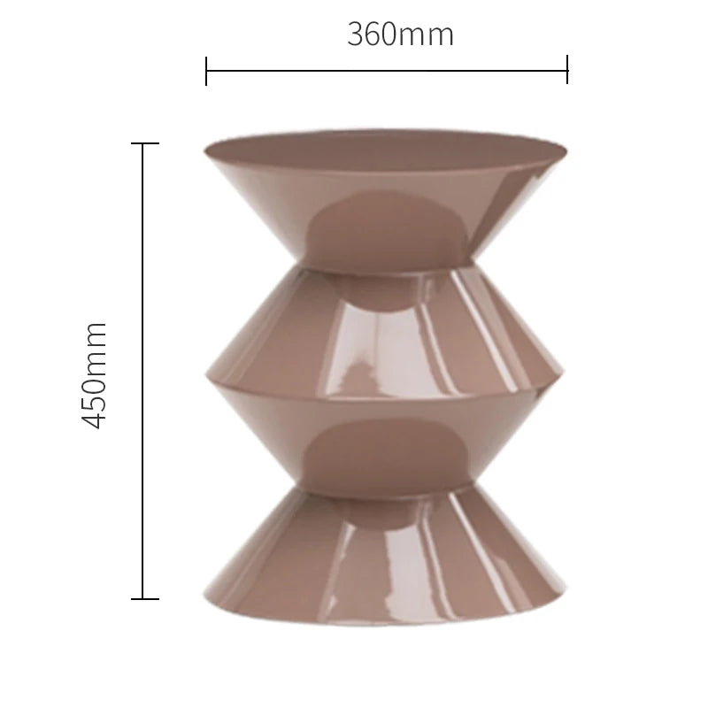 nordic Designer side stool coffee table  Small Round bed side table living room