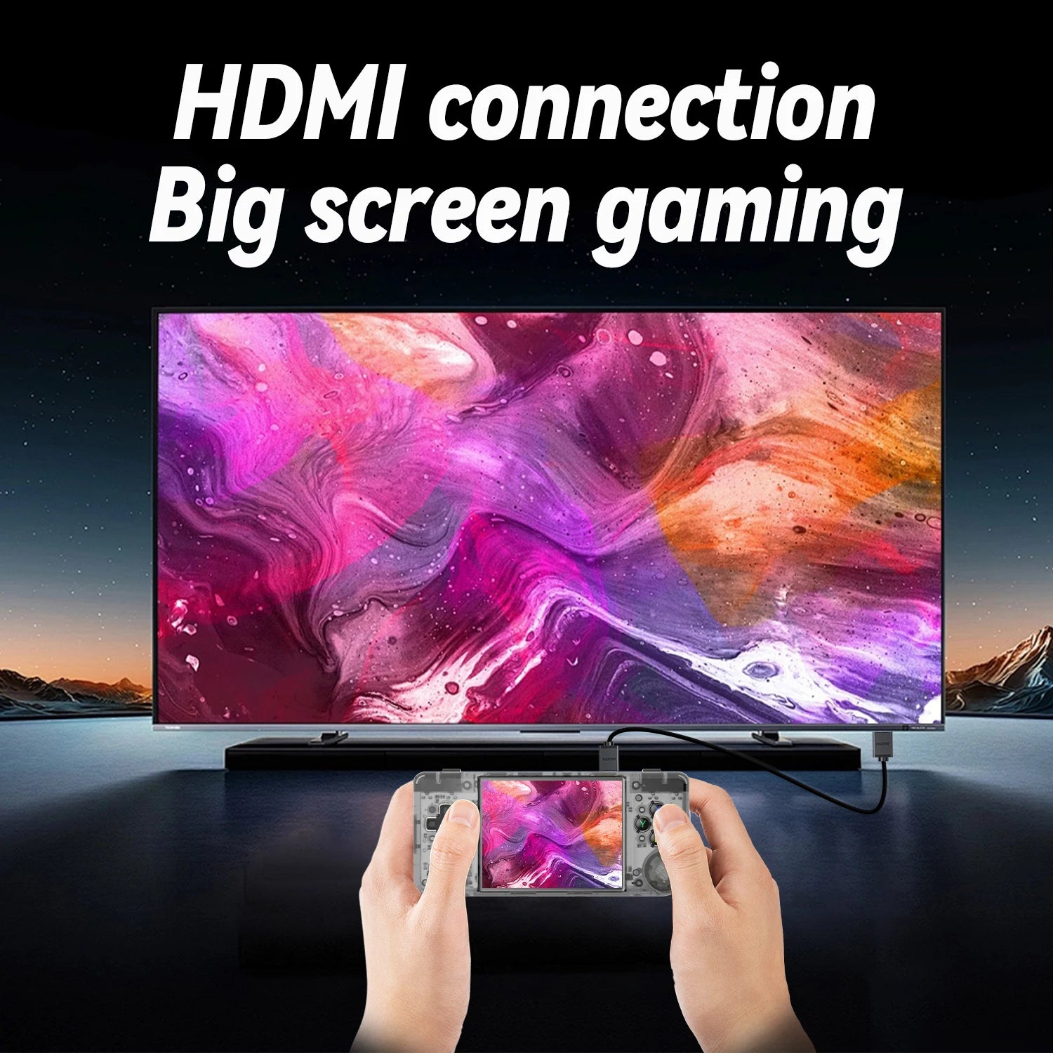 ANBERNIC RG28XX Handheld Game Console 2.83" IPS Screen Linux Retro Video Gaming Console 3100mAh Battery 5000 Games Support H-DMI