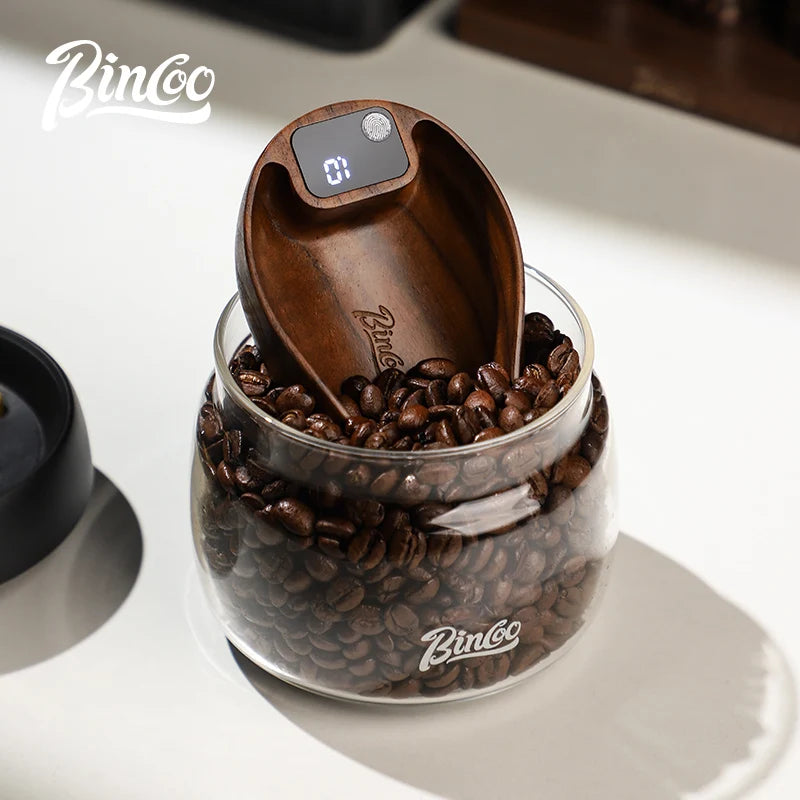 Bincoo Coffee Electronic Scale Professional Coffee Scale Portable Bean Plate 0.1g Accurate Weight Rechargeable
