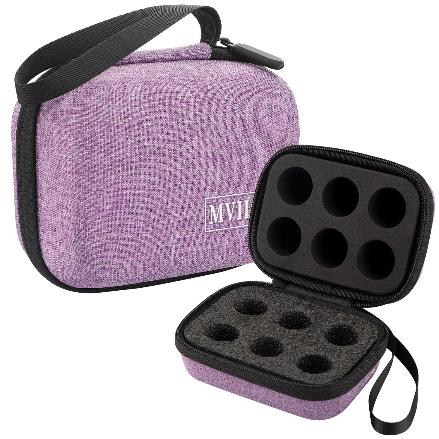 Insulin Holder Fridge Storage Carrying Case Organizer Bag, Fitting 10ml Vial Short Size, Removable Design 2 Sizes Slot Foam