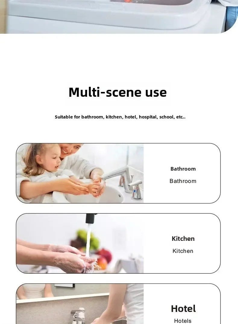 Xiaomi Intelligent Sensor Multi-Speed Contact-Free Wall-Mounted Vertical Hand Sanitizer Bubble Machine USB Charge Soap Dispenser