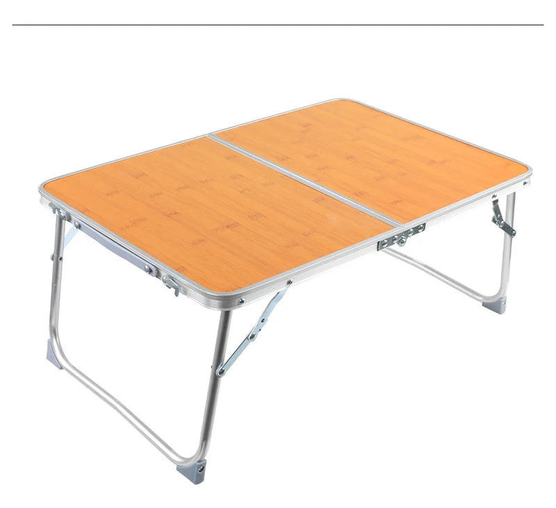 Mini Folding Table Outdoor Aluminum Table Camping Density Board Table Portable Picnic BBQ Small Table Computer Table