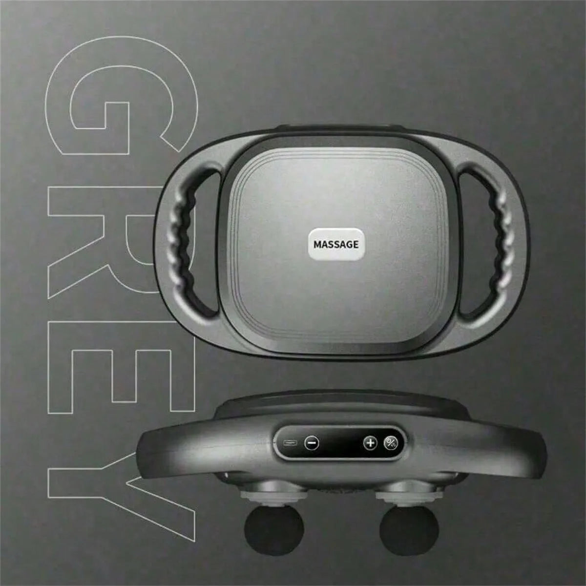 Fascia Gun Six-Head Muscle Relaxation Massage Professional Grade Wireless Waist Back Massager Deep High Frequency Vibration