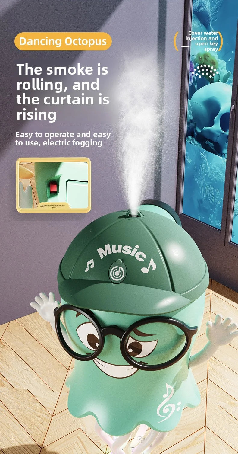 Dancing Octopu Kid Electronic Pet Toys Cartoon Interactive Development Moving Education Toddler Toy Gift Creative Christmas Gift