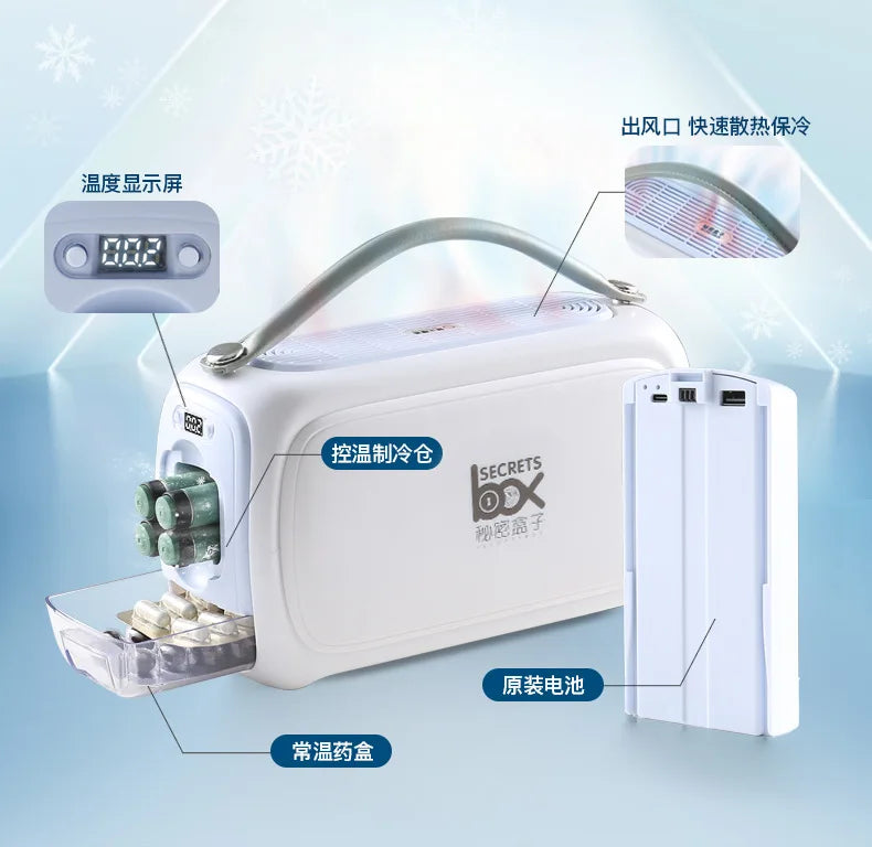 Refrigerated Box Portable Special Rechargeable Battery Portable Home Car Mini Small Refrigerator