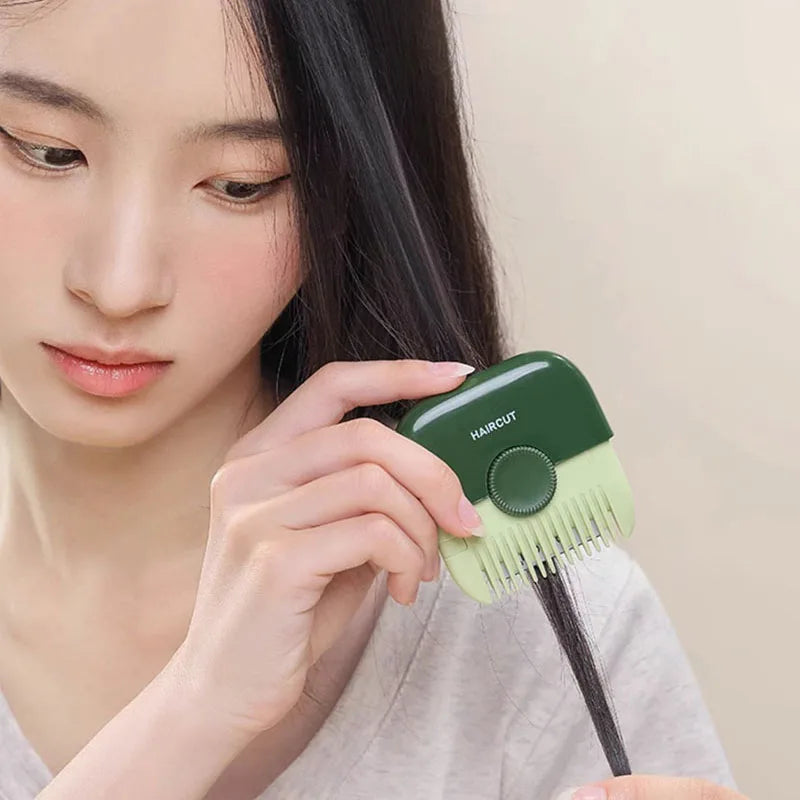 New Pattern 2 In 1 Baby HairCut And Hairdressing Comb Trim Bangs And Broken Hair Bangs Trimmer Manual Portable Barber Comb