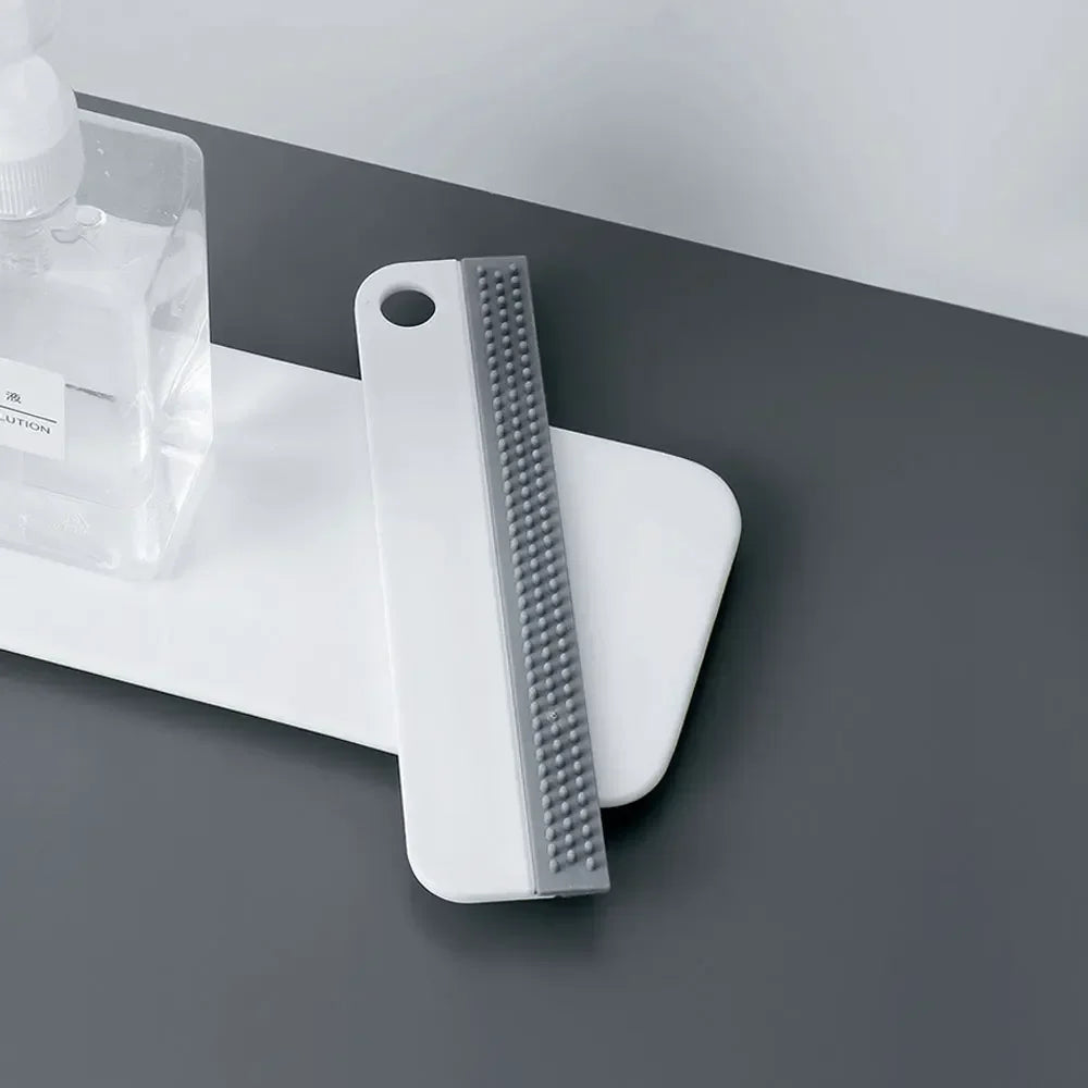 Soft Silicone Glass Wiper Scraper Window Cleaning Brush Kitchen Bathroom Glass Cleaning Tools for Car Mirror Cleaner Squeegee