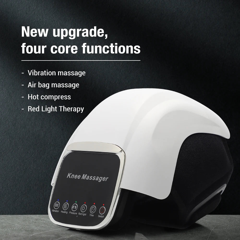 Smart Hot Compress Knee Relaxing Massager Knee Cap Treasure Laser Infrared Elbow Shoulder Massager Relive Joint Pain Stiffness