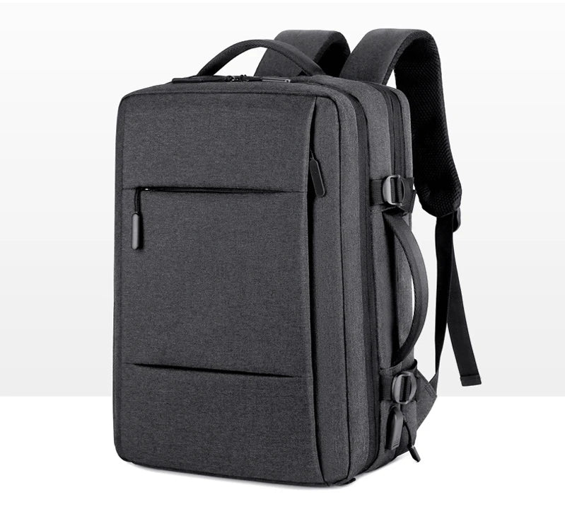 Travel Backpack Men Business Backpack School Expandable USB Bag Large Capacity Laptop Waterproof Fashion Backpack