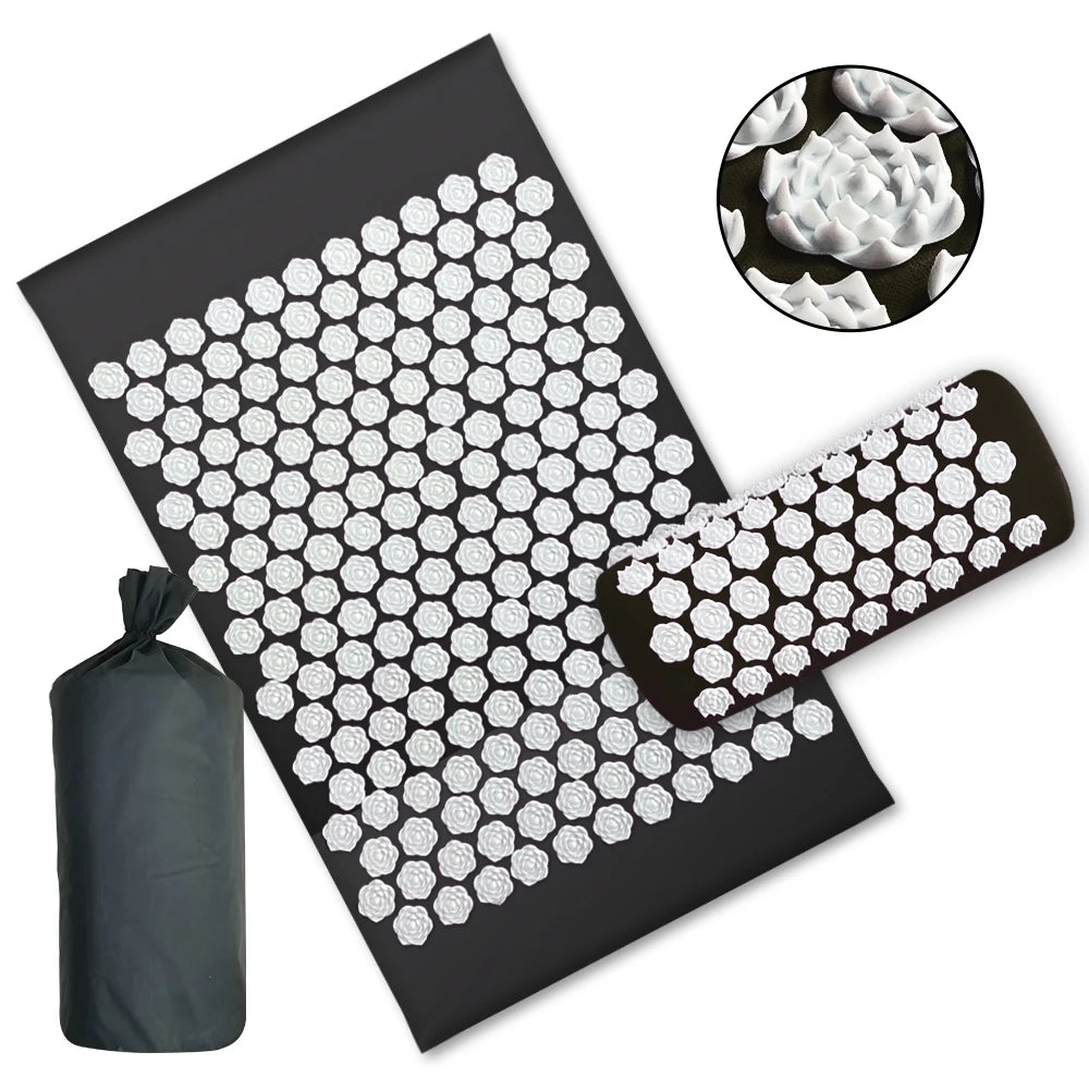 Extra Long Acupuncture Back Body Massage Yoga Sport Fitness Cushion Kuznetsov's Applicator Acupressure Spike Mat Pain Relief
