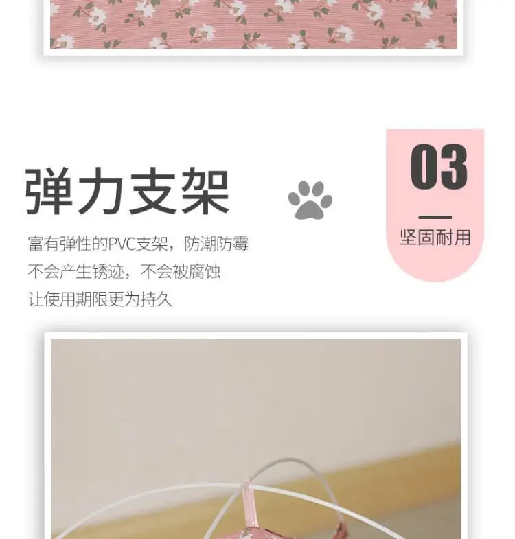 Cat Tent Bed Pet Cat House Closed Cozy Puppy Cage with Floors Pet Dog House Calming Cat Beds Puppy Kennel Tents Pet Supplies