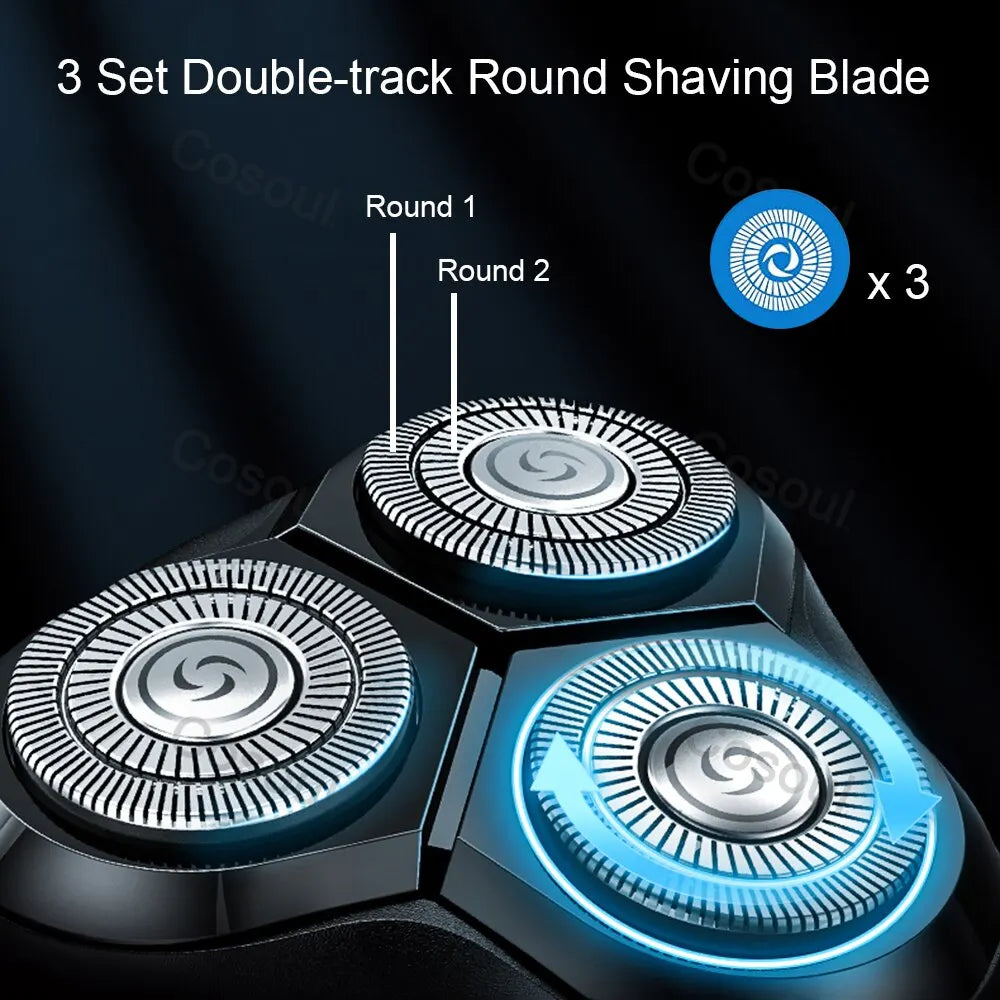 Shaver for Men Electric Shaver Powerful Beard Shaving Machine Electric Razor Rechargeable Waterproof