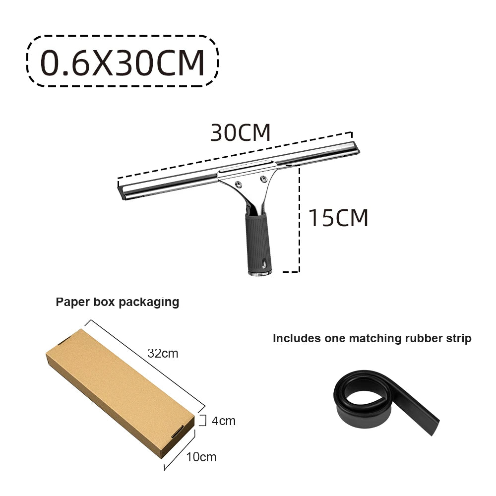 Glass Scraping Glass Artifact Window Brush White Cloud Style Glass Cleaning Wiper Single-sided Window Cleaning Floor Squeegee