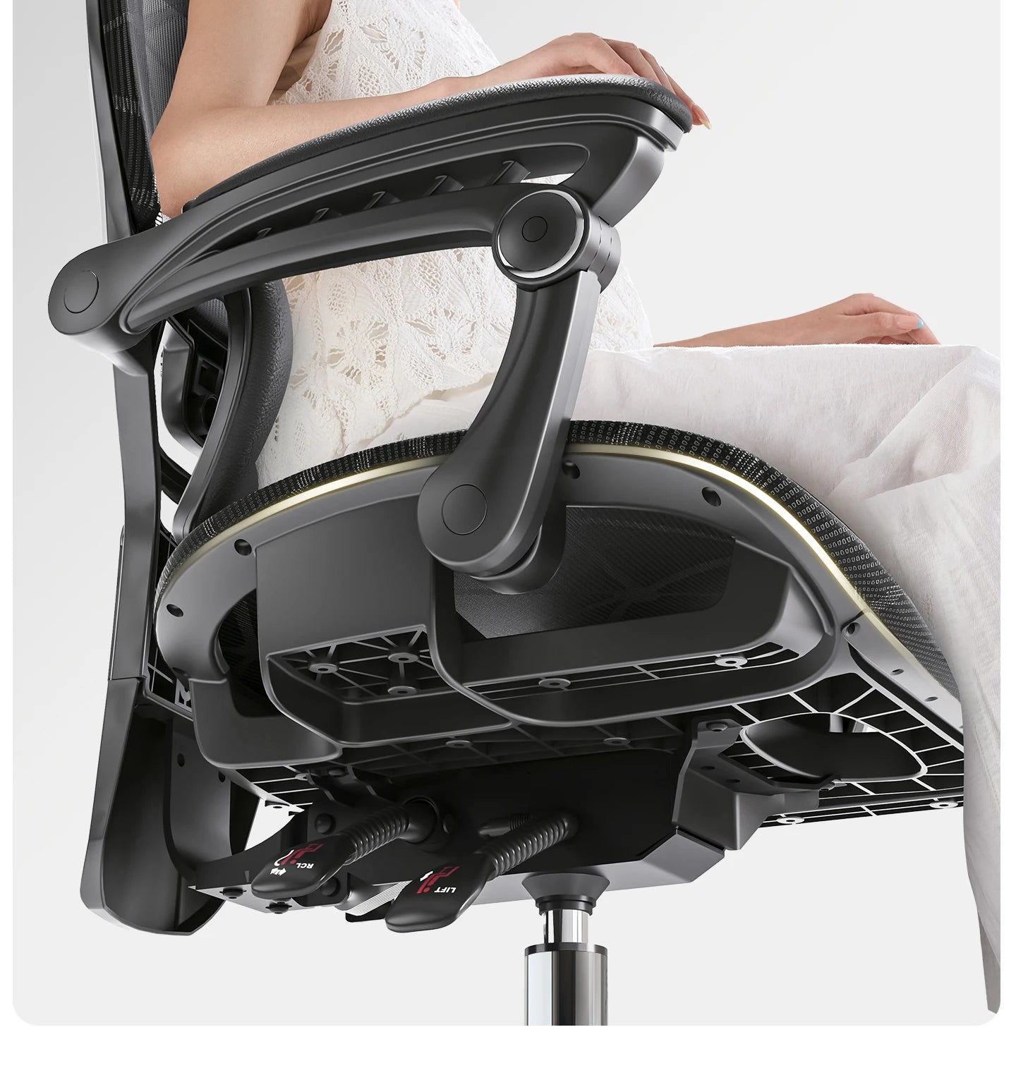 Luxury Office Chair High Back Computer Desk Chair Adjustable Height Swivel Rolling Chair Home Office Sillas Gaming Furniture