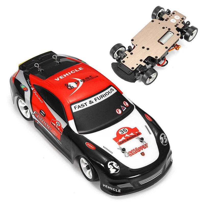 Wltoys K989 K969 284131 Upgrade LCD Version 4WD 1/28 RC High Speed Racing Mosquito 2.4GHz Off-Road RTR Rally Drift Car