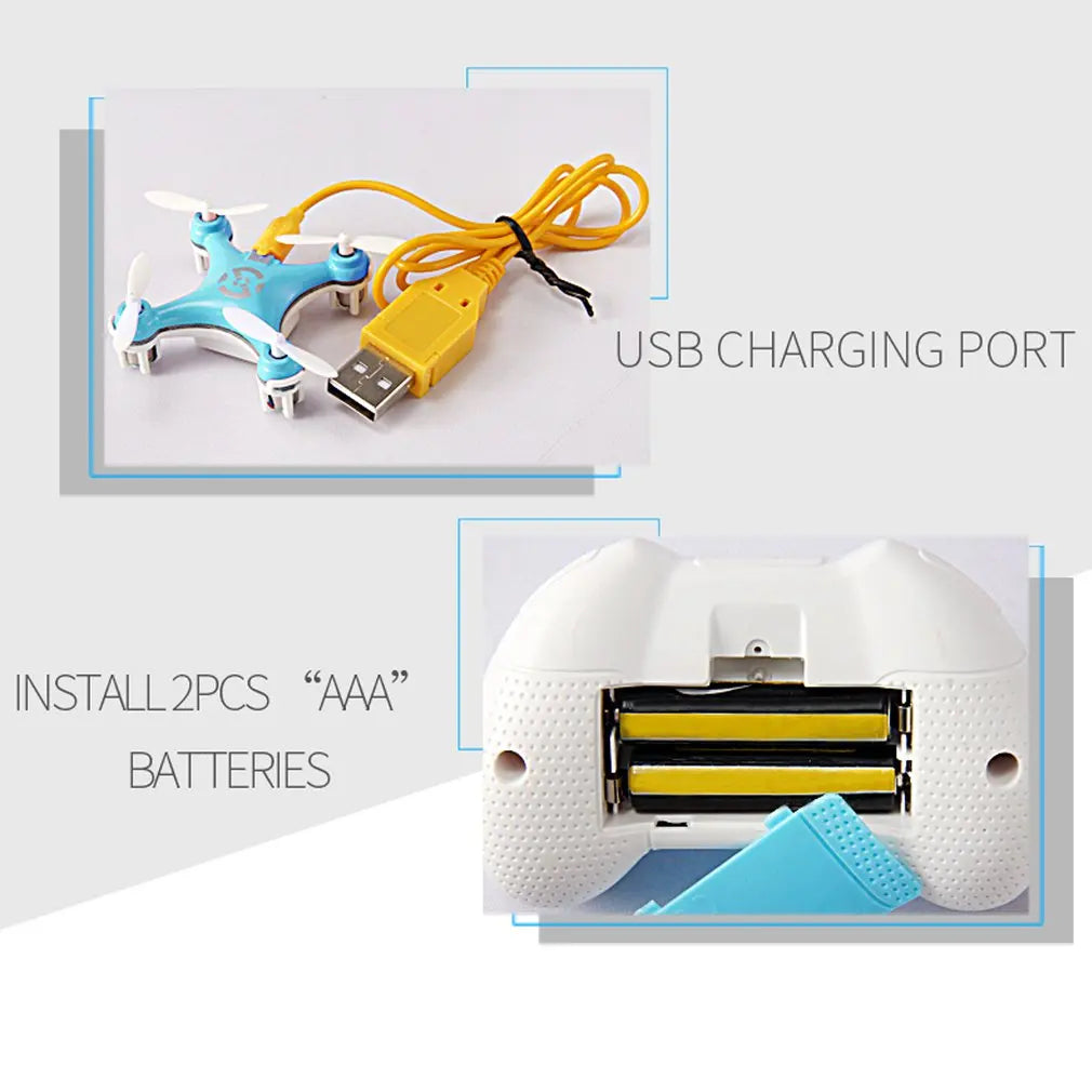 CX-10 Mini  Rc Drone 2.4g 4CH RC Remote Control Quadcopter Helicopter Drone CX 10 LED Toys Gift For Children Toys Christmas Gift