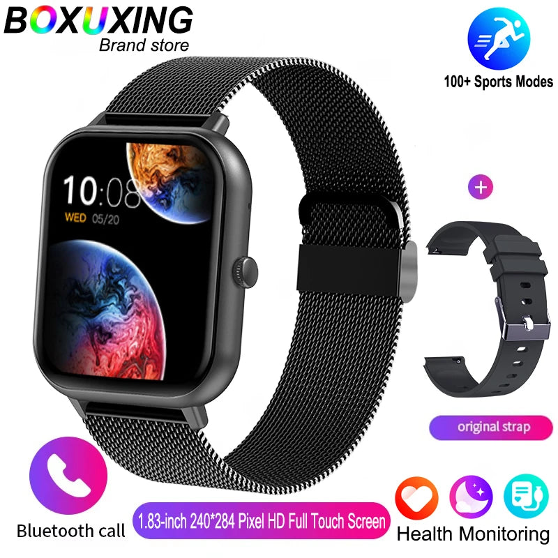 For Xiaomi Watch 5 Upgraded Smart Watch Men Woman Bluetooth Call Sports Fitness Heart Rate IP68 Waterproof Smart Watch 2026 New