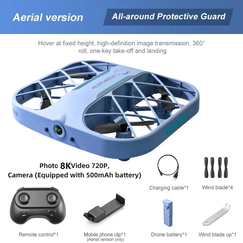JJRC H107 Dron 8k Drone Quadcopter with /no Camera Hd Wifi Fpv Drones 4K Remote Control Helicopter Plane Pocket UFO for Boys