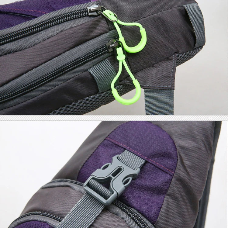 Men's leisure multifunctional chest bag, suitable for outdoor sports, cycling, and daily commuting, adjustable shoulder bag, cro