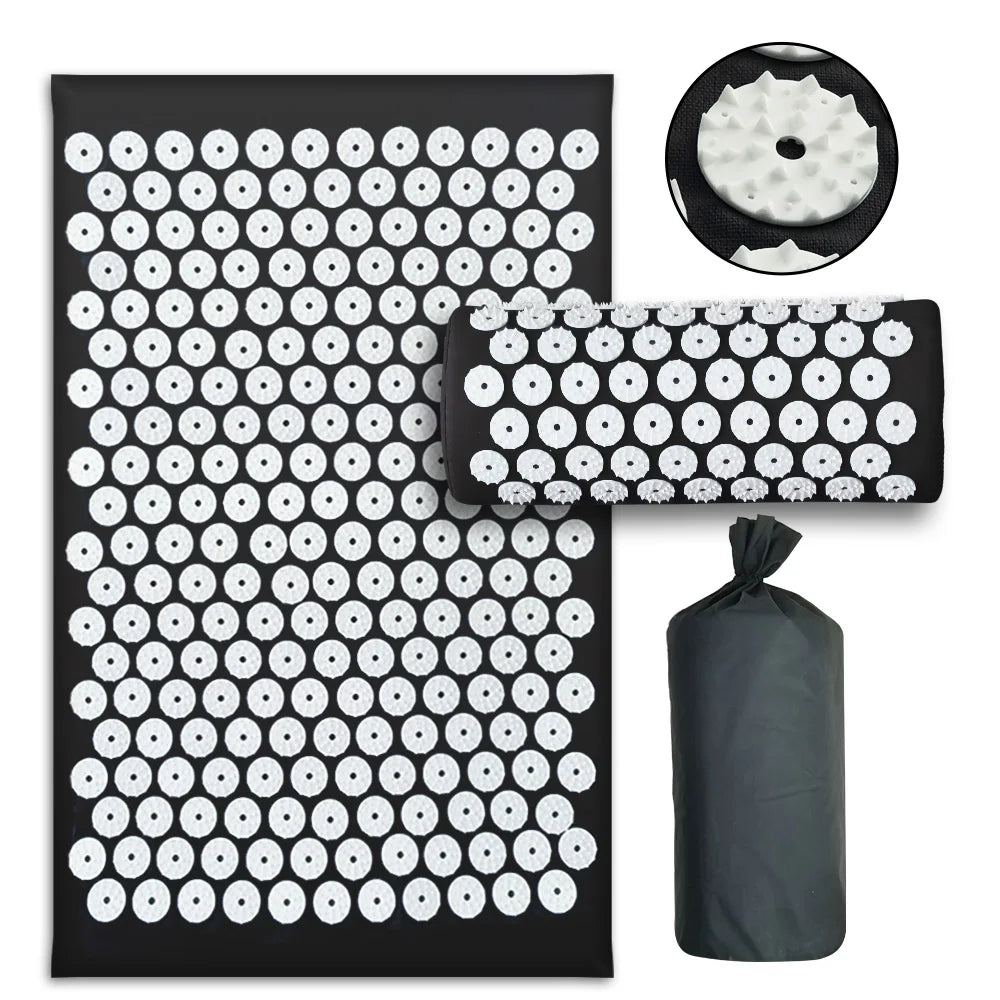 Extra Long Acupuncture Back Body Massage Yoga Sport Fitness Cushion Kuznetsov's Applicator Acupressure Spike Mat Pain Relief