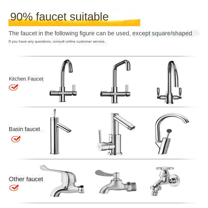 Universal 360 Degree Kitchen Faucet Bubbler Adjustable Water Saving Filter Diffuser Shower Kitchen Sink Faucet Nozzle Connector