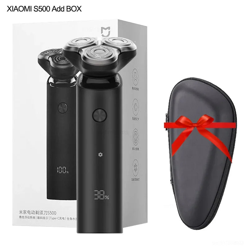 XIAOMI MIJIA S500 Electric Shaver Clipper Triple Blade Trimmer For Men Dry Wet Shaving Washable Beard Hair Cutting Machine Razor