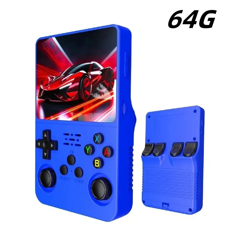 100% Original ARKOS R36S Retro Handheld Game Console 3.5'' IPS,15000+ Games,2 RAM chips, Linux Portable Pocket Player, 64G/128G