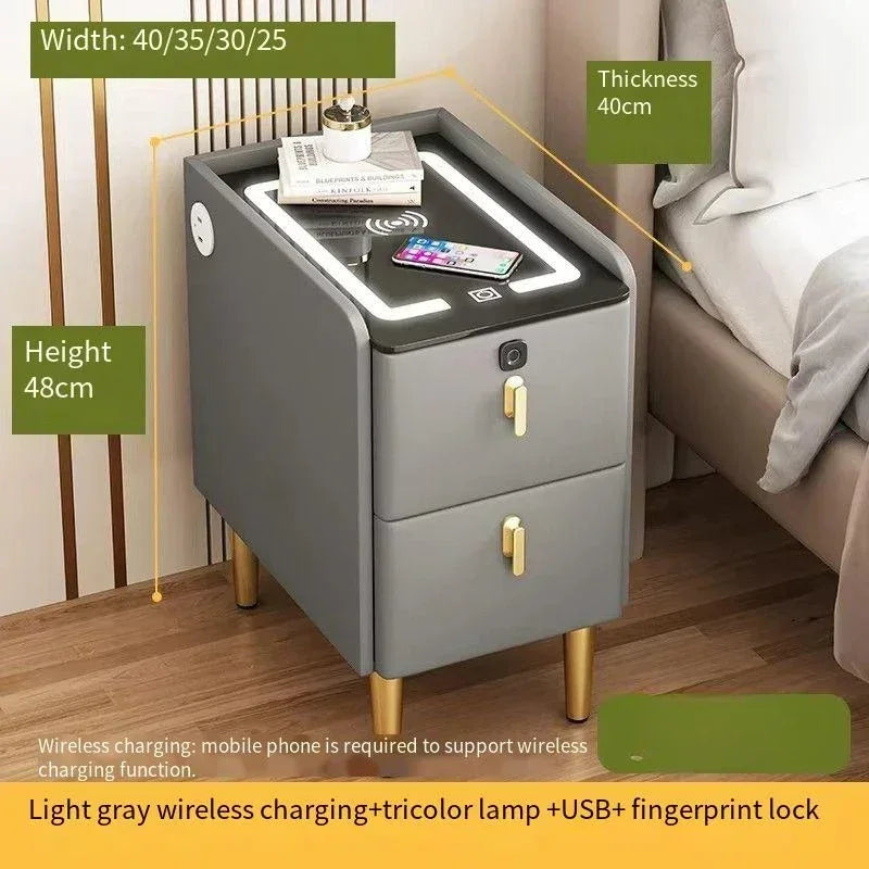 Night Table Bedside Nightstands Bedroom Bedside Furniture Gamer Narrow Bed Desk Nordic Drawer Closets Meubles De Chambre