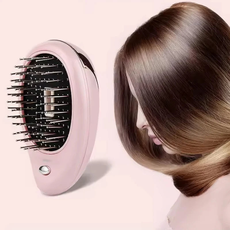 Bestselling Electric Negative Ion Massage Comb Portable Battery Style Hair Comb For Massaging Scalps And Clearing Acupoints