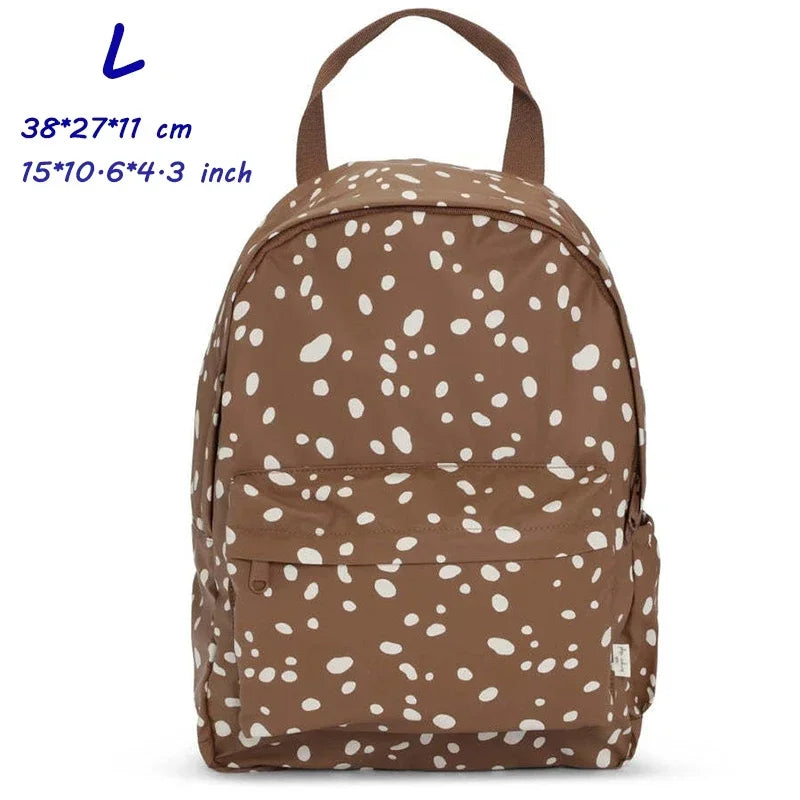 KS Brand Mommy Bag Travel Children Kid Cherry Backpack Primary Schoolbag Baby Waterproof Print Kindergarten Bags Boys Girls Gift