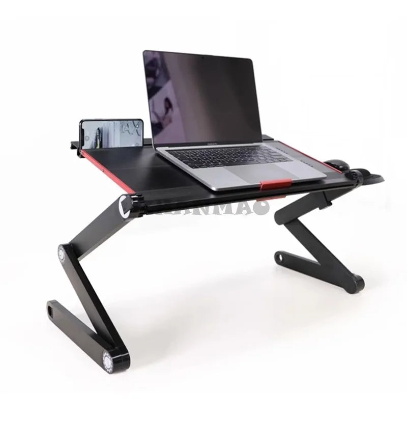 Lying Flat on The Bed, Laptop Desk, Foldable Tablet Stand, Adjustable and Movable, Writing Desk for Lying Down Desk Table