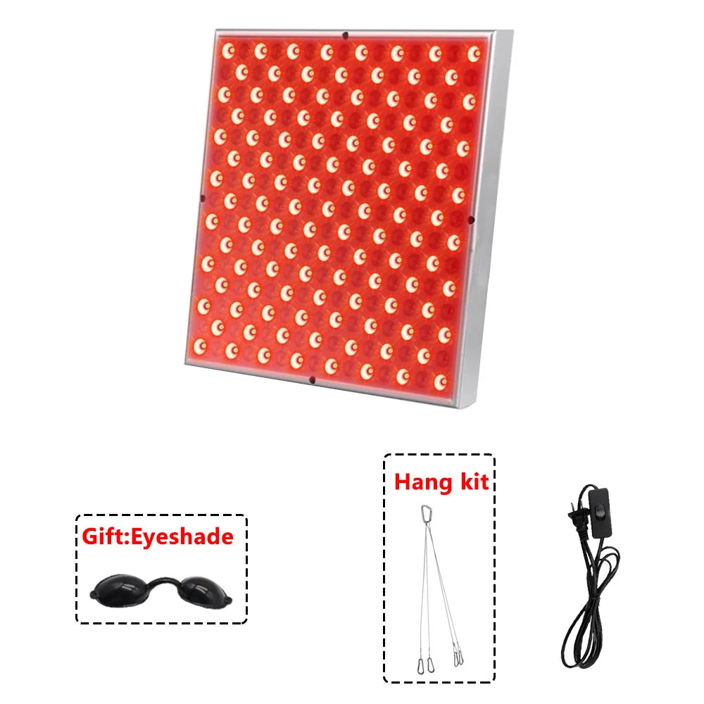 45W NEW LED Light Therapy Panel Body Pain Relief Treatment 660nm 850nm Near Infrared Full Body Face Anti Aging Red Grow Light