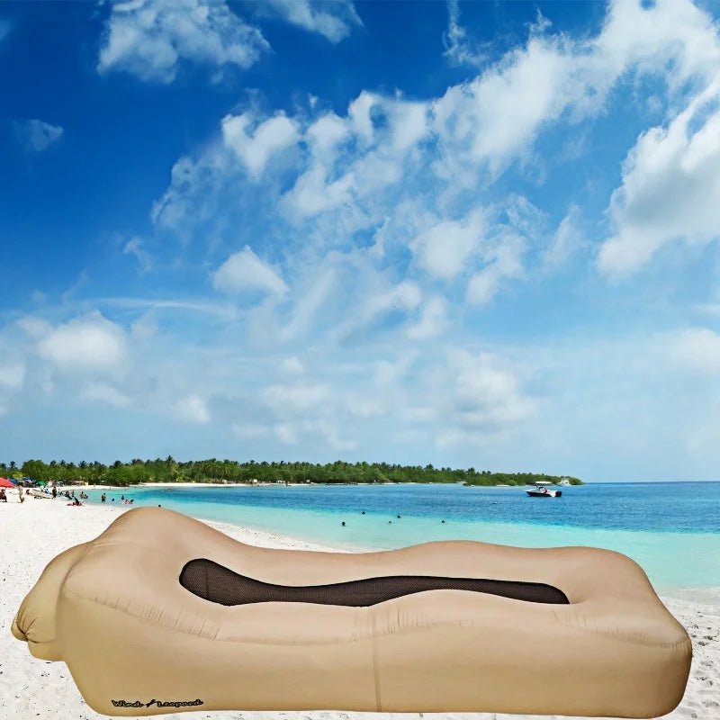 Outdoor Inflatable Sofa Boat, Amphibious Portable Lazy Inflatable Bed, Camping Music Festival Mattress Cushion, Leisure Vacation