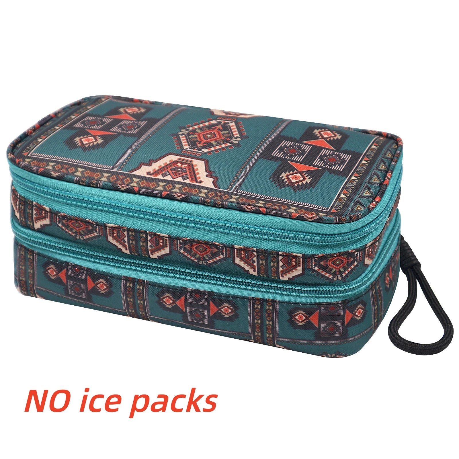 Insulin Cooler Bag with Ice Packs, Travel Medicine Organizer for Diabetes, Double Layer Storage Case