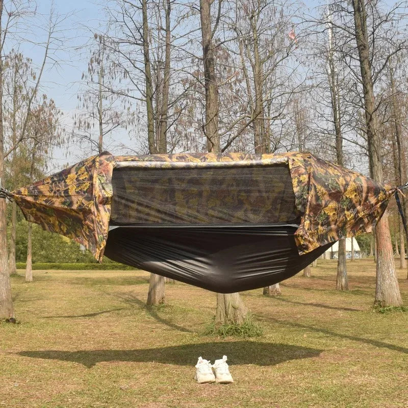 Travel Mosquito Net Hammock, Waterproof, Outdoor Camping, Hiking, Integrated Tent
